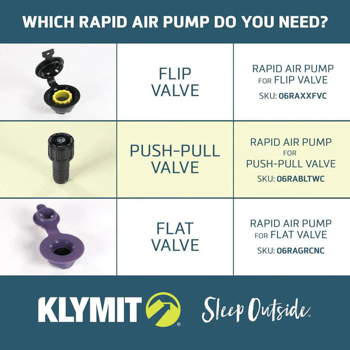 Rapid Air Pump with Push-Pull Valve