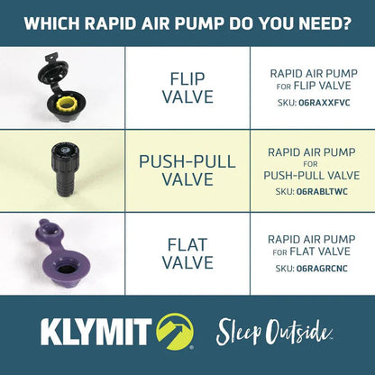 Rapid Air Pump with Push-Pull Valve